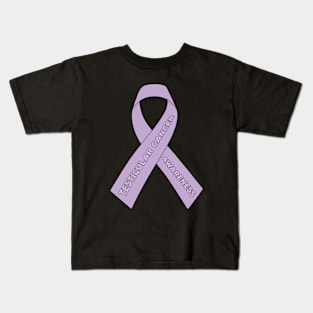 Testicular Cancer Awareness Ribbon Kids T-Shirt